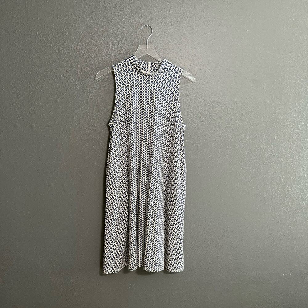 Sara Campbell Mock Neck Midi Dress Limited Edition Size M